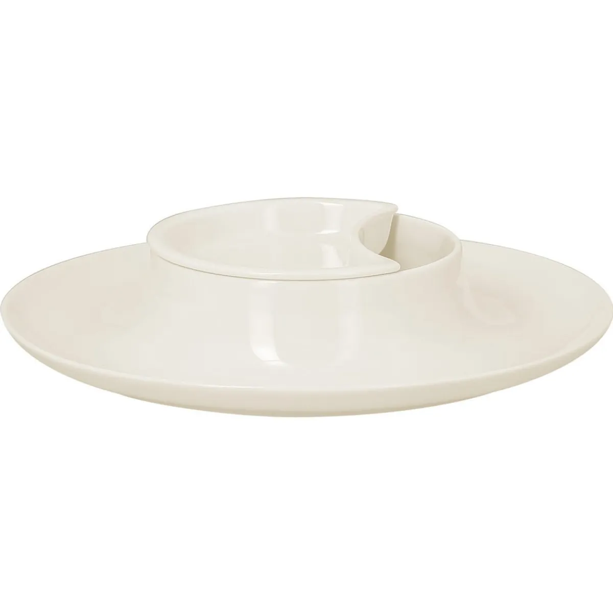 RAK Assiette creuse rond blanc porcelaine vitrifiée Ø 24,7 cm Ashore Hot