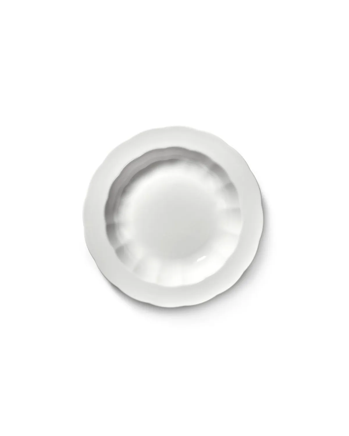 SERAX Assiette creuse rond blanc porcelaine Ø 21,5 cm Silhouette Hot