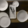 Assiette creuse rond blanc porcelaine vitrifiée Ø 29,5 cm White - DUDSON