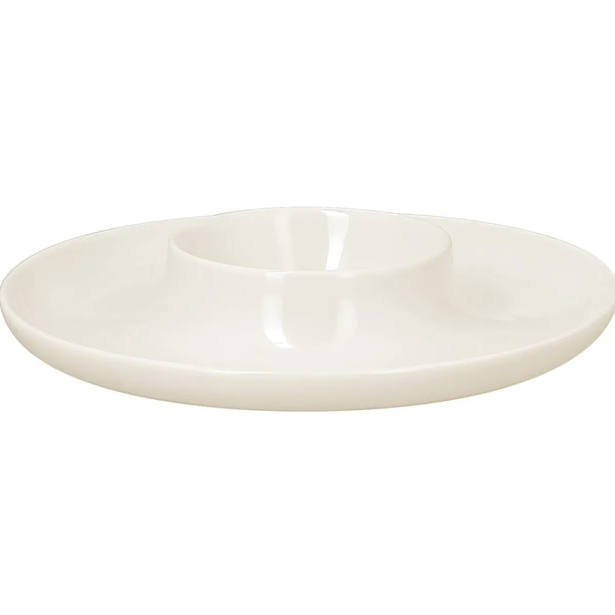 Assiette creuse rond blanc porcelaine vitrifiée Ø 18,9 cm Ashore - RAK Hot