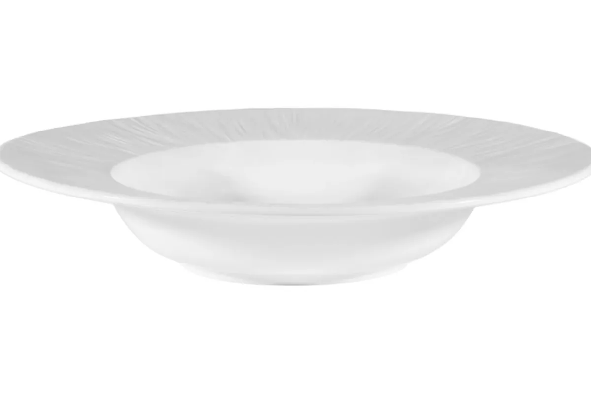 Assiette creuse rond blanc porcelaine Ø 23,7 cm Pure White - PROOF Outlet