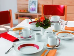 Assiette creuse rond blanc porcelaine Ø 23 cm Donna Senior - SCHONWALD Hot