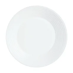 Assiette creuse rond blanc verre opal Ø 23,6 cm Stairo - ARCOROC Outlet