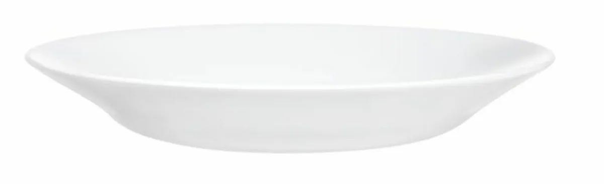 ARCOROC Assiette creuse rond blanc verre opal Ø 22,5 cm Restaurant Outlet