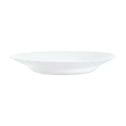 Assiette creuse rond blanc verre opal Ø 22,6 cm Trianon - ARCOROC Discount