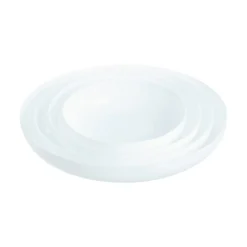 ARCOROC Assiette creuse rond blanc verre opal Ø 21 cm Evolutions   Online