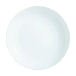 ARCOROC Assiette creuse rond blanc verre opal Ø 21 cm Evolutions   Online
