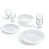 Assiette creuse rond blanc verre opal Ø 22 cm Everyday - LUMINARC Best