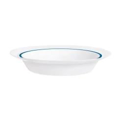 ARCOROC Assiette creuse rond blanc verre opal Ø 23 cm Autonomy Filet Bleu Online