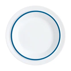 ARCOROC Assiette creuse rond blanc verre opal Ø 23 cm Autonomy Filet Bleu Online