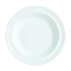 Assiette creuse rond blanc verre opal Ø 23 cm Autonomy - ARCOROC Outlet