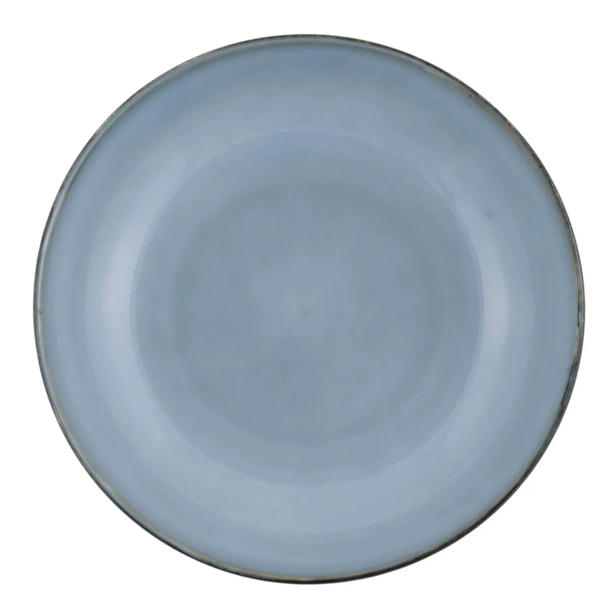 PRO.MUNDI Assiette creuse rond bleu grès émaillé Ø 22 cm Sky Clearance