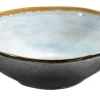 MEDARD DE NOBLAT Assiette creuse rond bleu grès émaillé Ø 19,5 cm Shadow Outlet