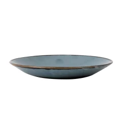 Assiette creuse rond bleu porcelaine vitrifiée Ø 25,6 cm Harvest - DUDSON Hot