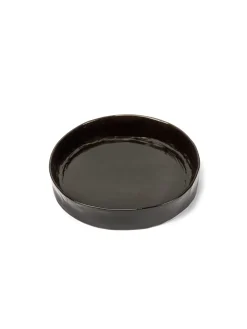 SERAX Assiette creuse rond ébène grès émaillé Ø 25 cm La Mère Best