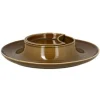RAK Assiette creuse rond bronze porcelaine vitrifiée Ø 24,7 cm Ashore Hot
