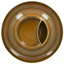 RAK Assiette creuse rond bronze porcelaine vitrifiée Ø 24,7 cm Ashore Hot