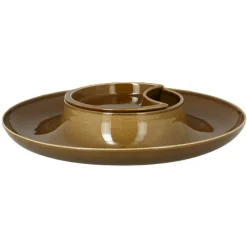 Assiette creuse rond bronze porcelaine vitrifiée Ø 29,5 cm Ashore - RAK New