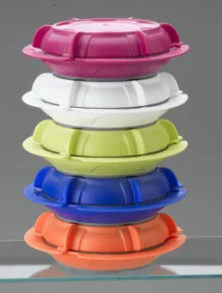 Assiette creuse rond cassis copolyester Ø 23 cm Thermodynamique - SAINT ROMAIN Clearance