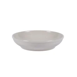 Assiette creuse rond écru grès émaillé Ø 23 cm Gres Couleur - PRO.MUNDI New