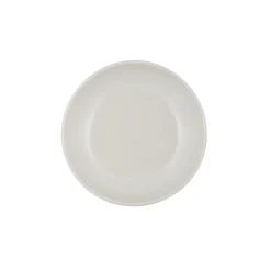 Assiette creuse rond écru grès émaillé Ø 23 cm Gres Couleur - PRO.MUNDI New