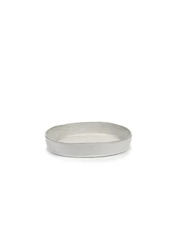 Assiette creuse rond écru grès émaillé Ø 20 cm La Mère - SERAX