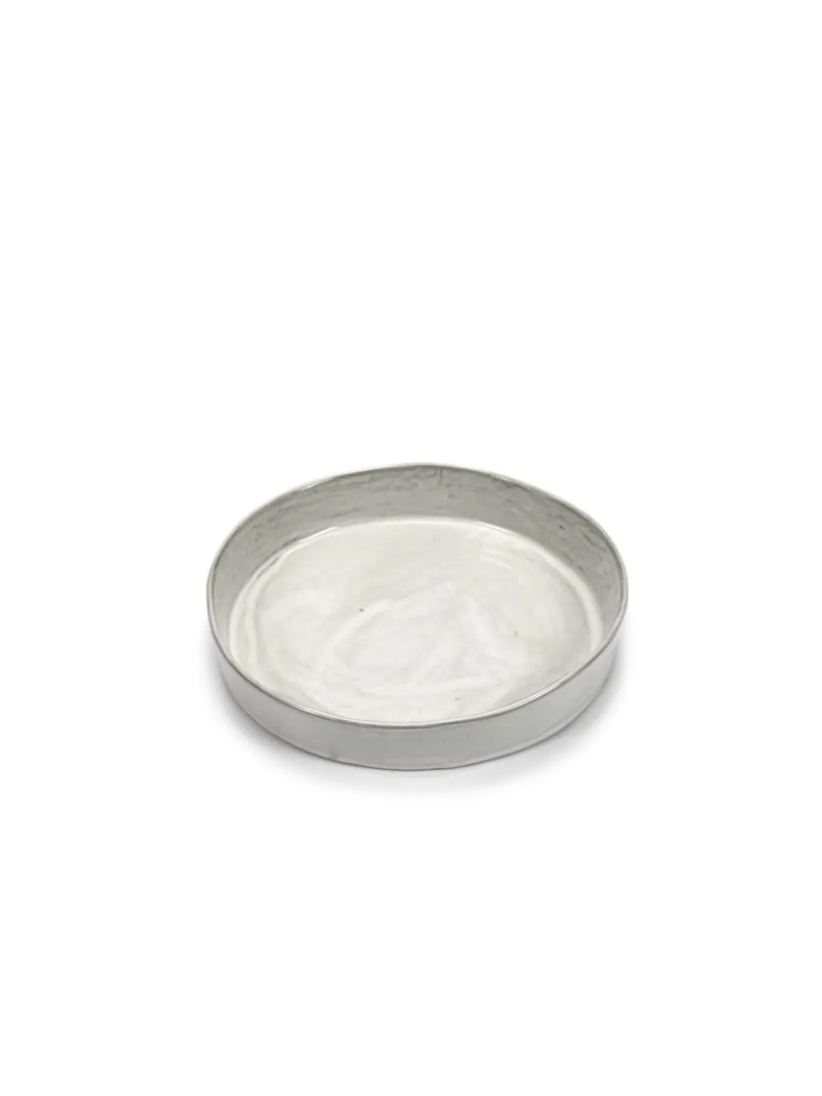 SERAX Assiette creuse rond écru grès émaillé Ø 25 cm La Mère Outlet