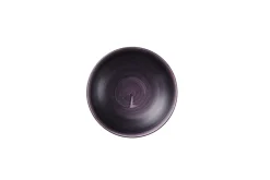 Assiette creuse rond deep purple porcelaine vitrifiée Ø 18,2 cm Stonecast Patina - CHURCHILL Discount