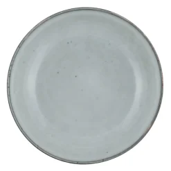 PRO.MUNDI Assiette creuse rond gris grès émaillé Ø 22 cm Sky Discount