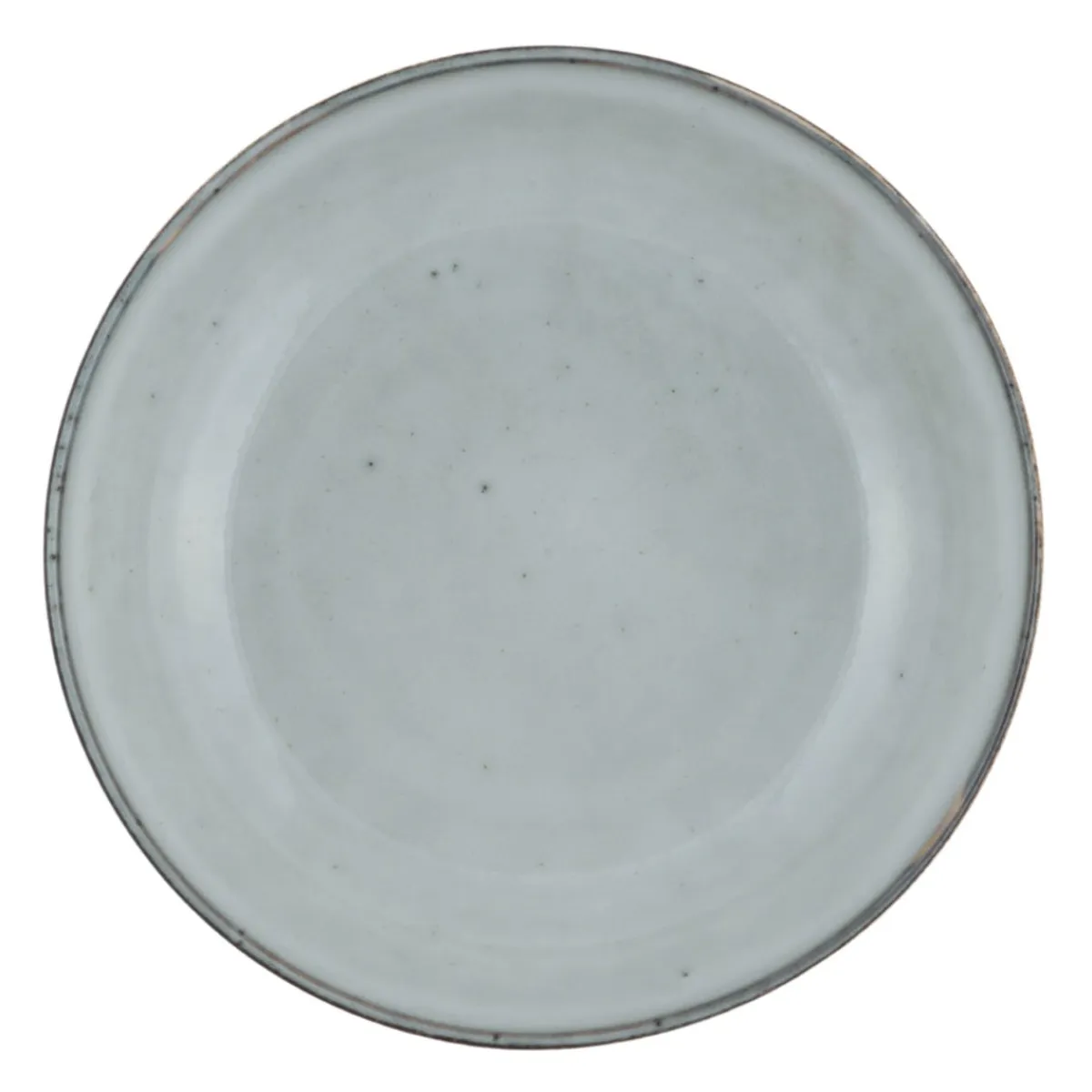 PRO.MUNDI Assiette creuse rond gris grès émaillé Ø 22 cm Sky Discount