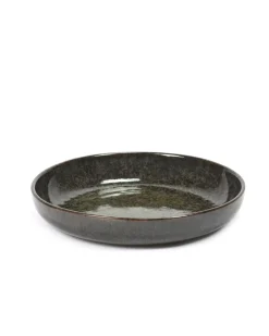 SERAX Assiette creuse rond gris grès émaillé Ø 23 cm Surface