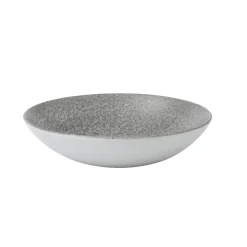 Assiette creuse rond gris porcelaine vitrifiée Ø 18,2 cm Evo Origins - DUDSON Sale