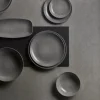 DUDSON Assiette creuse rond gris porcelaine vitrifiée Ø 27,8 cm Evo Origins Sale