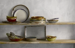 Assiette creuse rond gris porcelaine vitrifiée Ø 25,6 cm Harvest - DUDSON Clearance