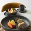 Assiette creuse rond grès émaillé Ø 22 cm Tornado - ACCOLADE Hot