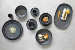 Assiette creuse rond grès émaillé Ø 22 cm Tornado - ACCOLADE Hot