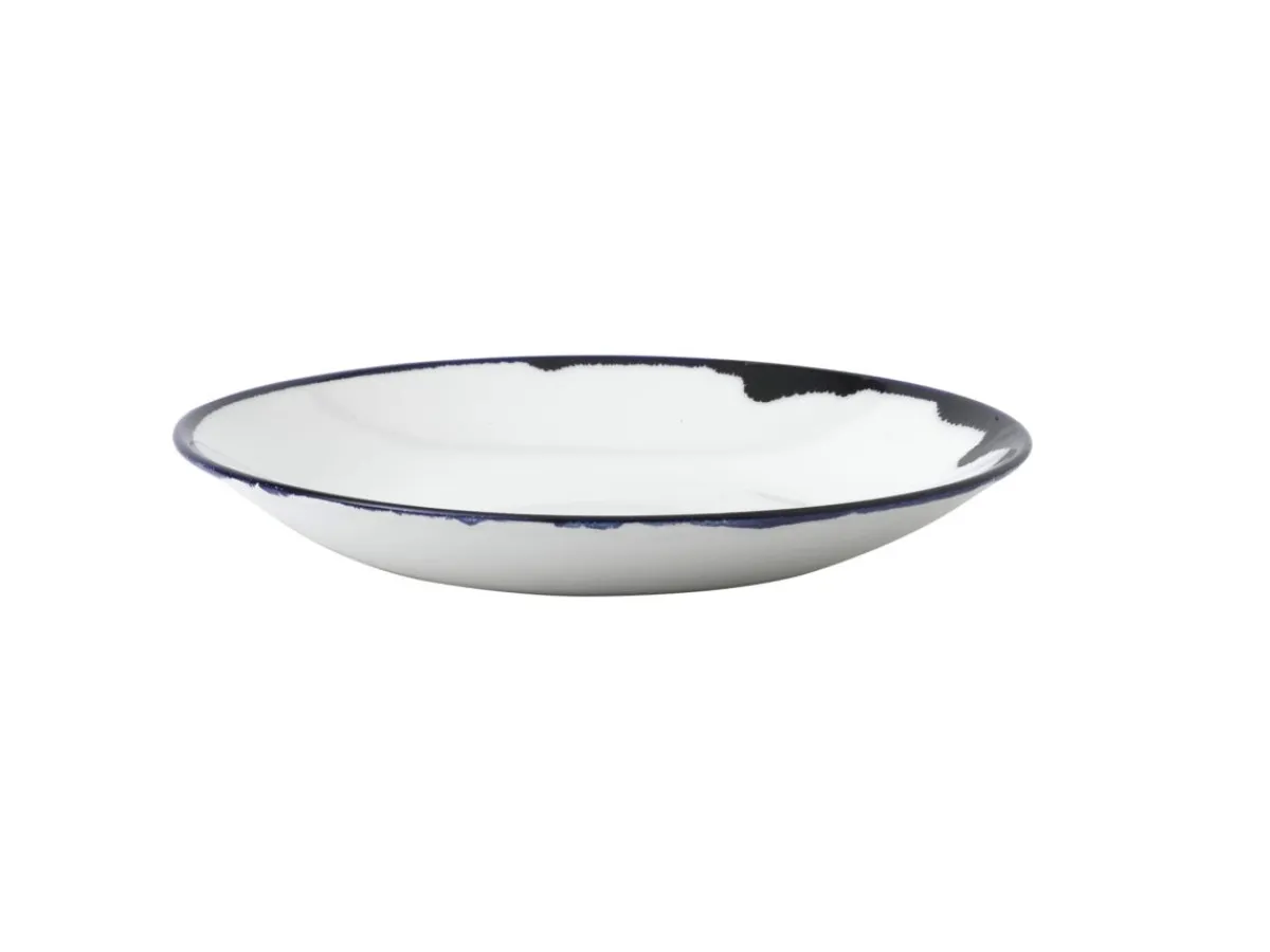 Assiette creuse rond Ink porcelaine vitrifiée Ø 27,8 cm Harvest - DUDSON Online