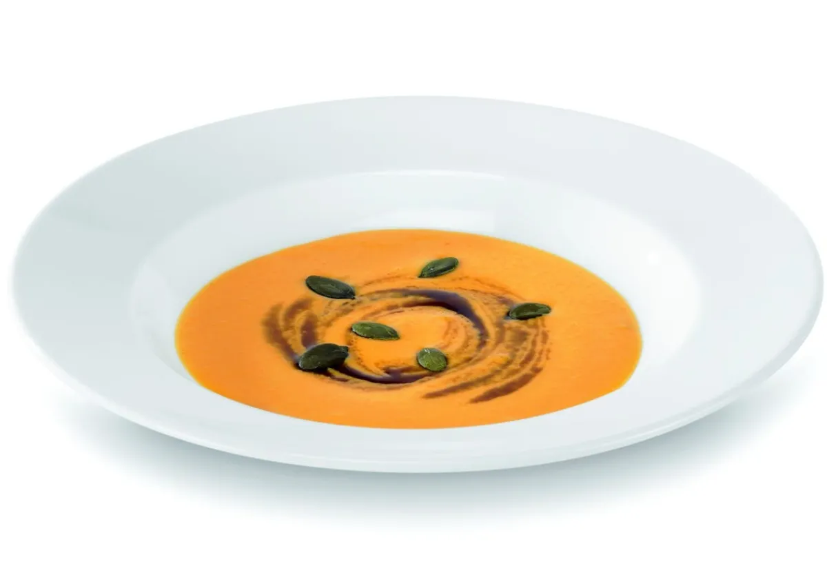 RAK Assiette creuse rond ivoire porcelaine vitrifiée Ø 23 cm Banquet Hot