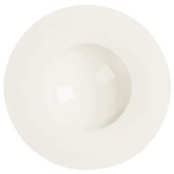 Assiette creuse rond ivoire porcelaine vitrifiée Ø 22,7 cm White Gold - RAK Outlet
