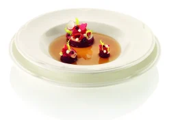 RAK Assiette creuse rond ivoire porcelaine vitrifiée Ø 23,8 cm Anna New