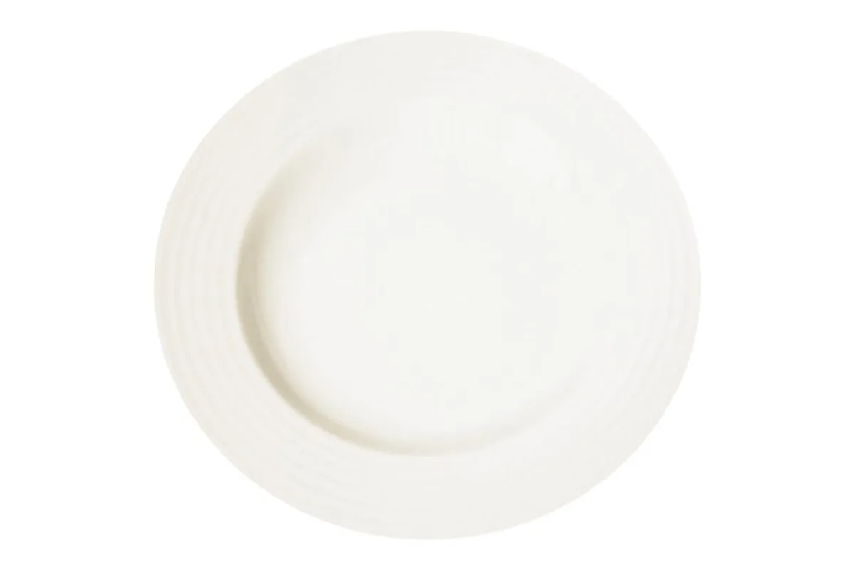 Assiette creuse rond ivoire porcelaine vitrifiée Ø 30 cm Rondo - RAK Sale