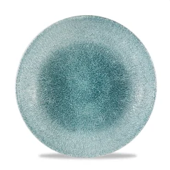 CHURCHILL Assiette creuse rond Jade porcelaine vitrifiée Ø 24,8 cm Raku Jade Outlet