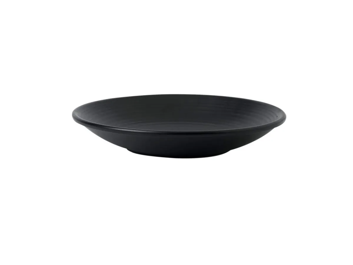 Assiette creuse rond Jet porcelaine Ø 24,3 cm Evo - DUDSON Sale