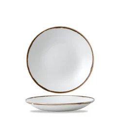Assiette creuse rond Natural porcelaine vitrifiée Ø 25,6 cm Harvest - DUDSON Online