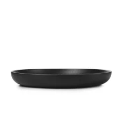 Assiette creuse rond noir porcelaine culinaire Ø 27 cm Adelie - REVOL Best
