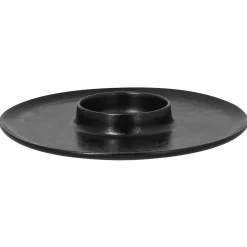 RAK Assiette creuse rond noir porcelaine vitrifiée Ø 25,5 cm Chill Outlet