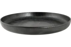 Assiette creuse rond noir porcelaine Ø 25 cm Tonati - PROOF