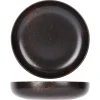 Assiette creuse rond noir porcelaine Ø 16 cm Etna - PROOF Online