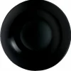 ARCOROC Assiette creuse rond noir verre trempé Ø 20 cm Evolutions   Outlet