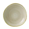CHURCHILL Assiette creuse rond Nutmeg Cream porcelaine vitrifiée Ø 25,3 cm Stonecast Nutmeg Best